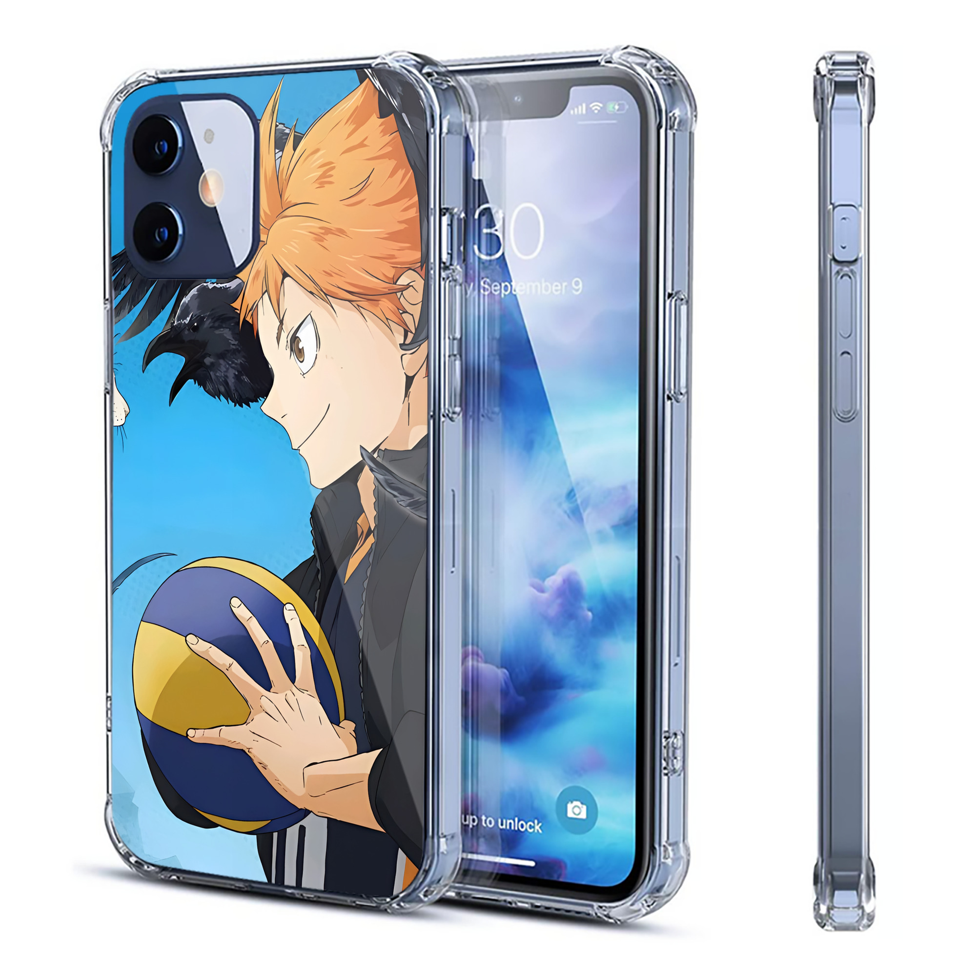 （画像用） ハイキュー!! Haikyu!! 【iPhone 12シリーズ対応】透明スマホケース（クリアソフトケース）